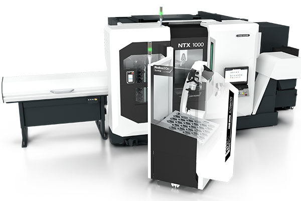 DMG MORI NTX 1000 (3. Generation) CNC Dreh-Fräszentrum für 6-Seiten-Komplettbearbeitung von Metallbauteilen